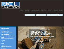Tablet Screenshot of jclequip.com